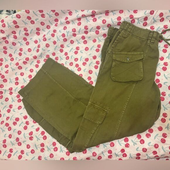 Free People Cargo Jeans NWOT size large - Picture 3 of 5